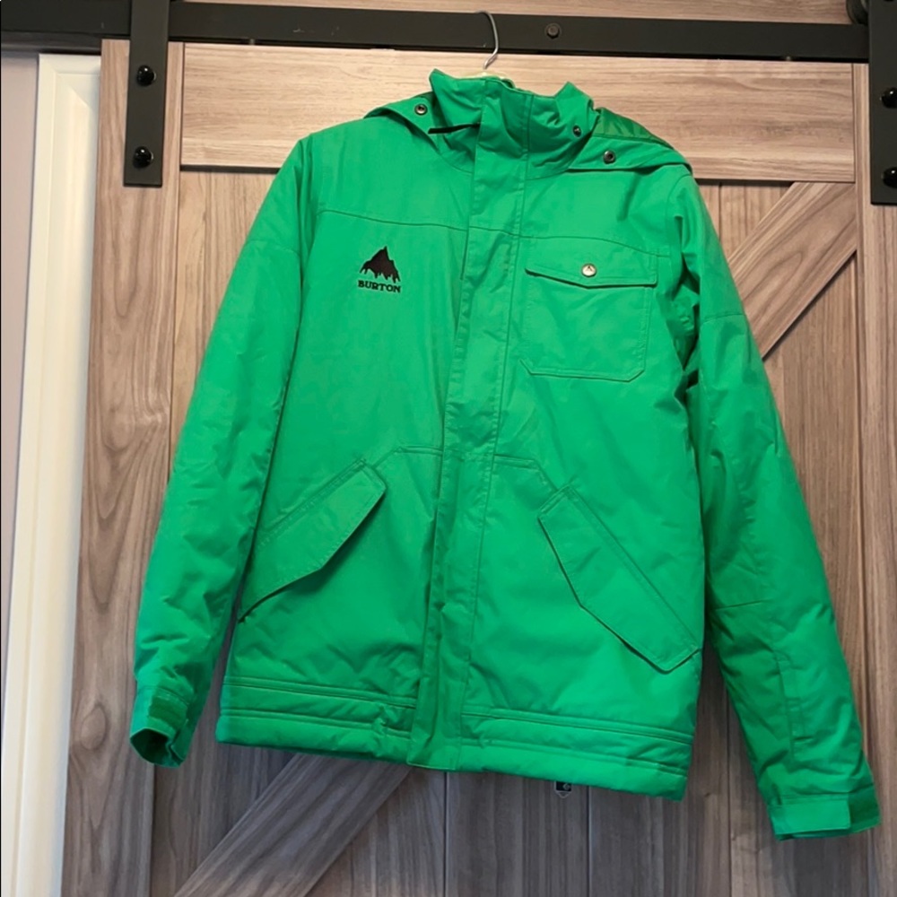 Burton Boys Fray Jacket in Green